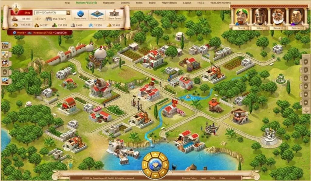 Online browser game Ikariam best tips and tricks