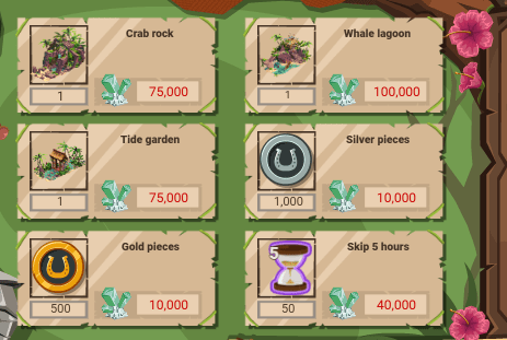Luna shop Good Game Empire today